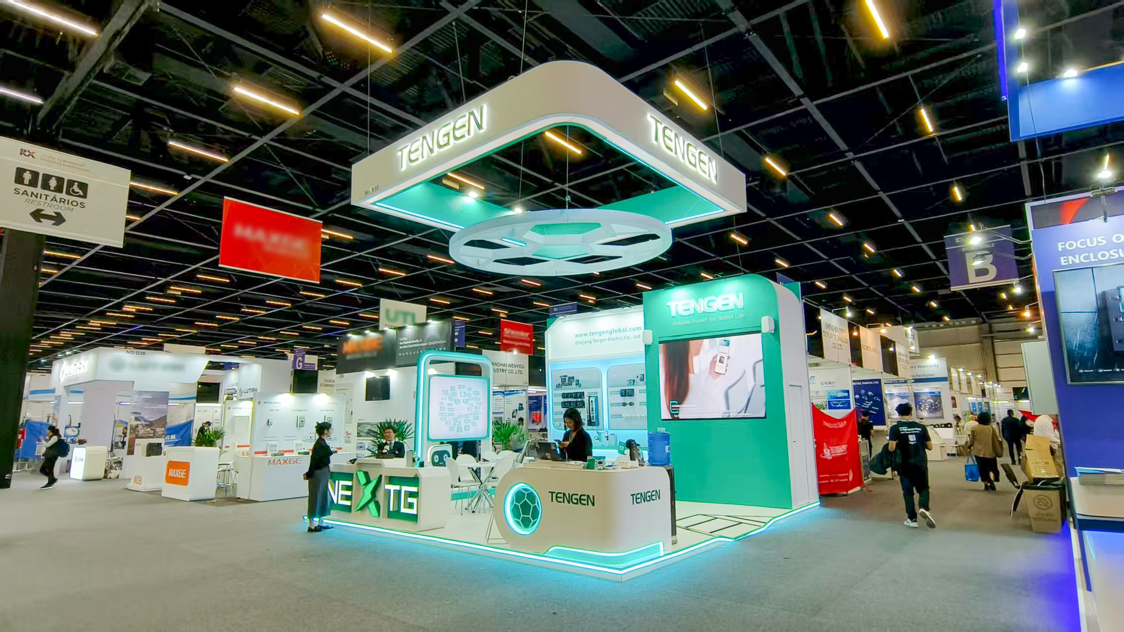 闪耀拉美丨尊龙凯时亮相FIEE巴西国际电力展